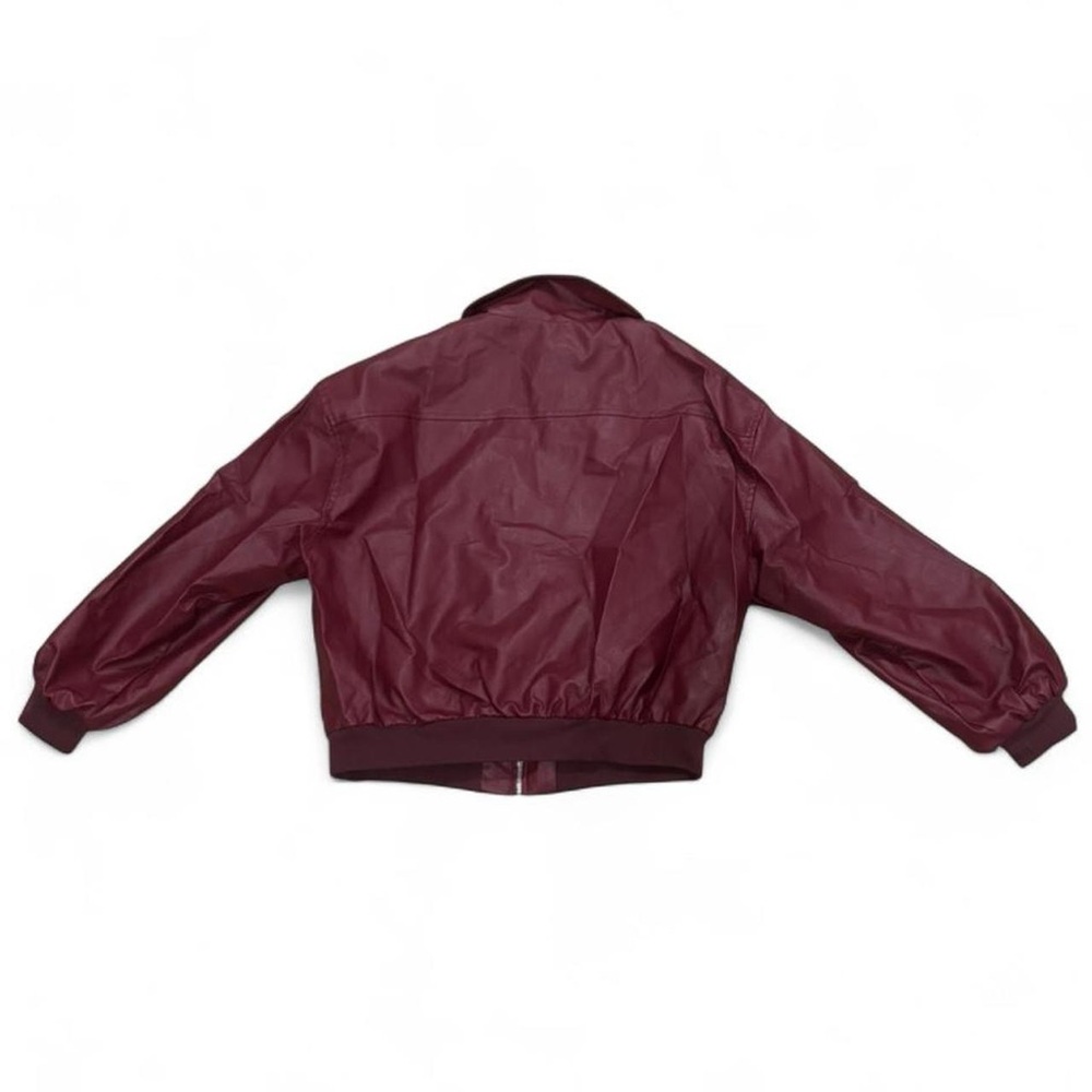 Red Leather Jacket - Picture 2 of 3